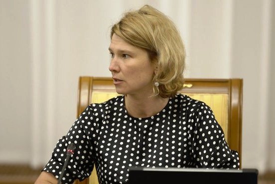 Оксана Лут выступила с докладом на заседании Правительства