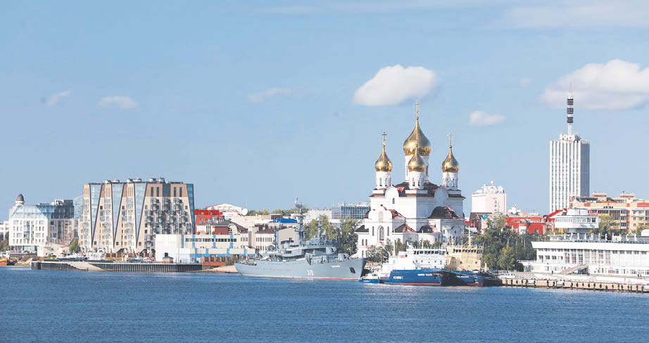 Панорама набережной Архангельска