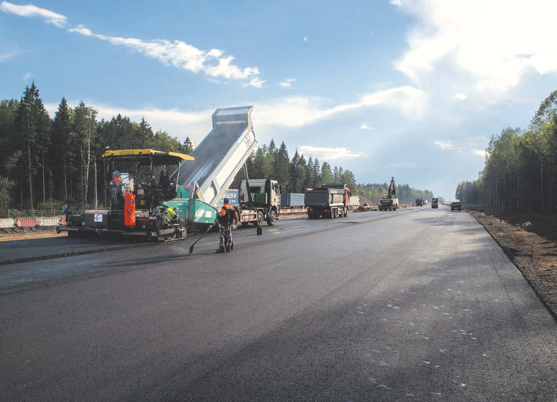 Трасса М-1 «Беларусь», строительство развязки на 86-м километре