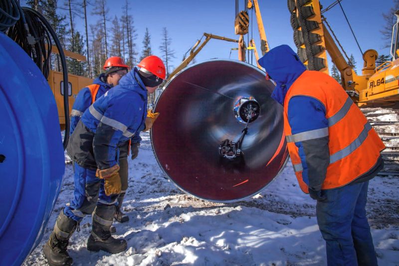 Строительство газопровода «Сила Сибири»