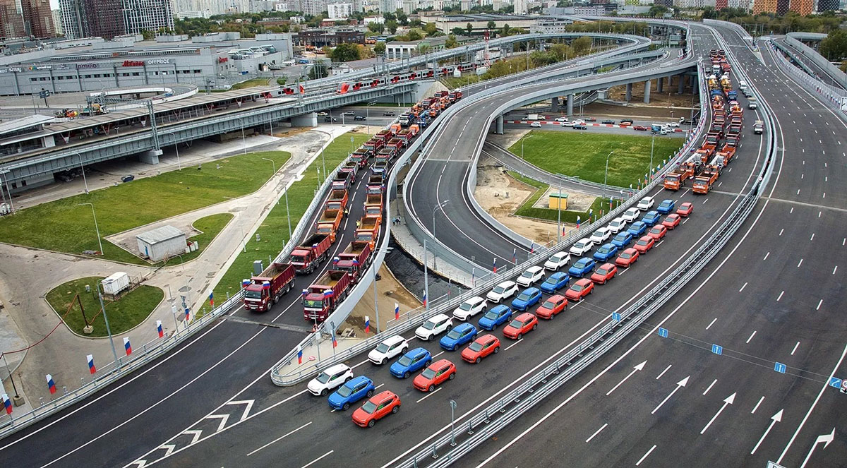 Открытие южного направления Московского скоростного диаметра. Сентябрь 2023